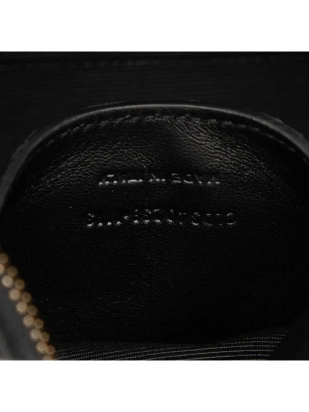 Saint Laurent Baby Duffle Mini Chain 2-Way Shoulder Bag Black Leather